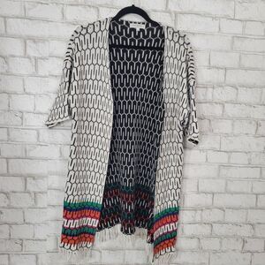 Les Petites Paris fringe cardigan sweater